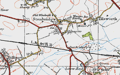 Old map of Stanbridgeford in 1920
