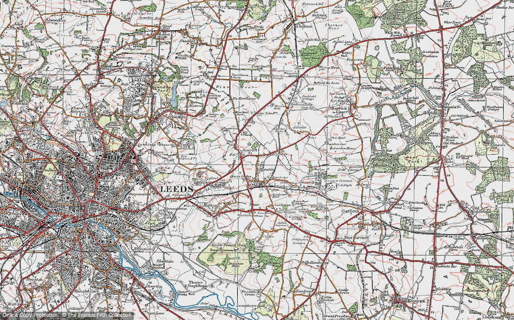 Old Map of Stanks, 1925 in 1925