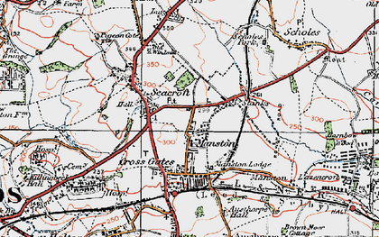 Old map of Stanks in 1925