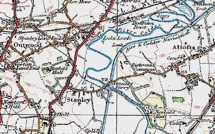 Old map of Stanley Ferry in 1925
