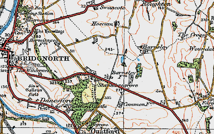 Old map of Stanmore in 1921