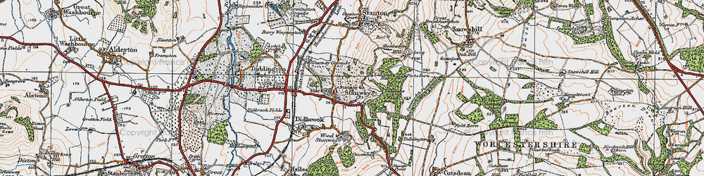 Old map of Lidcombe Hill in 1919