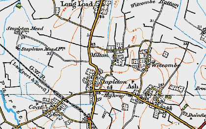 Old map of Stapleton in 1919
