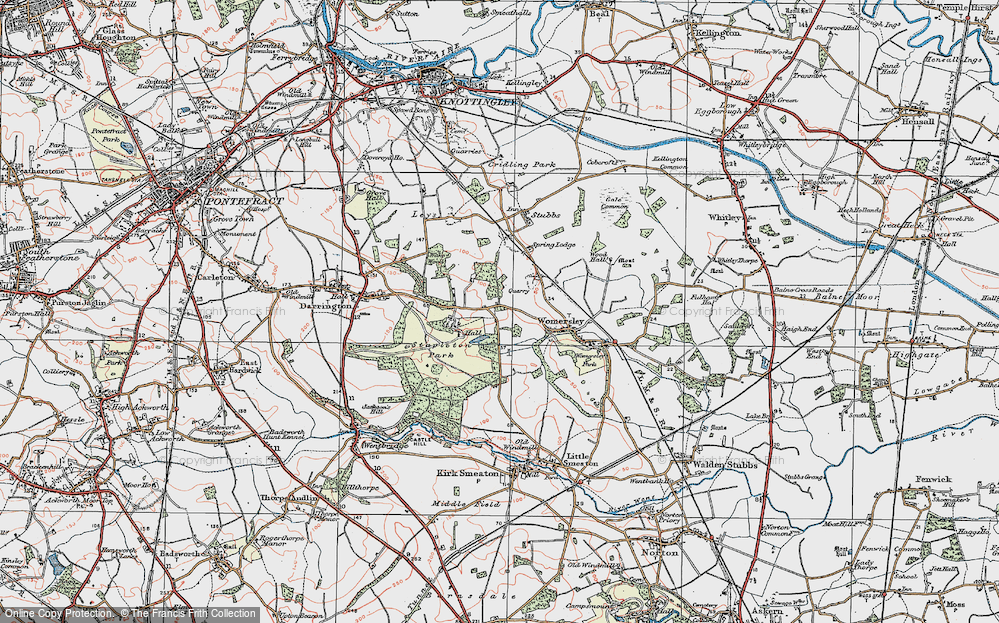 Old Map of Stapleton, 1924 in 1924