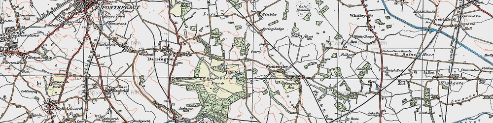 Old map of Stapleton in 1924