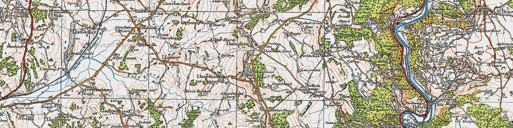 Old map of Star Hill in 1919