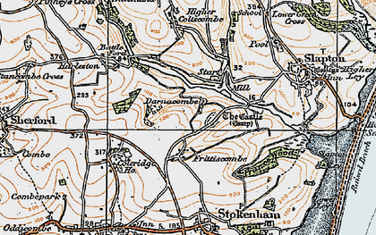 Old map of Start in 1919