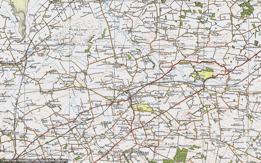 Old Map of Station Hill, 1925 in 1925
