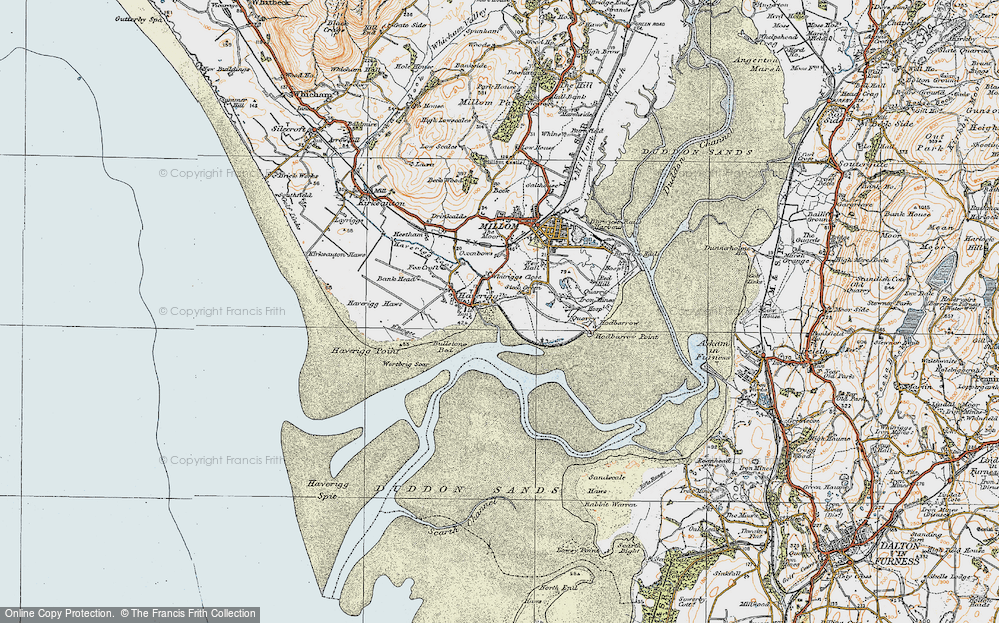 Old Map of Steel Green, 1925 in 1925