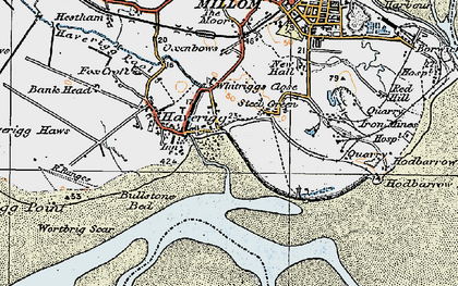 Old map of Steel Green in 1925