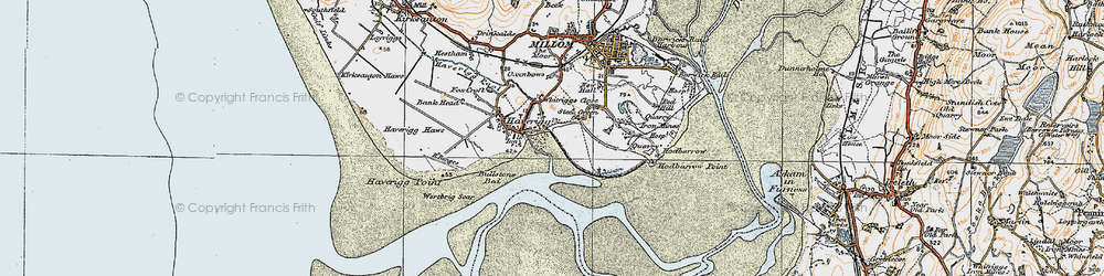 Old map of Steel Green in 1925