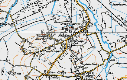 Old map of Stembridge in 1919