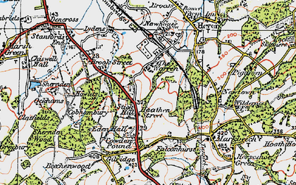 Old map of Stick Hill in 1920