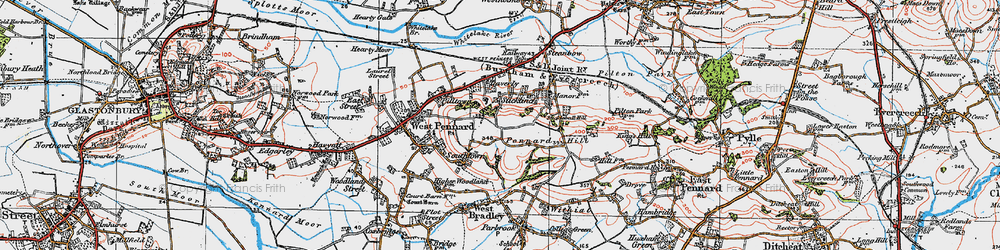 Old map of Sticklinch in 1919