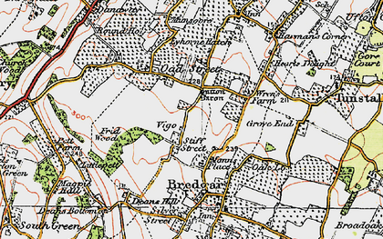 Old map of Stiff Street in 1921