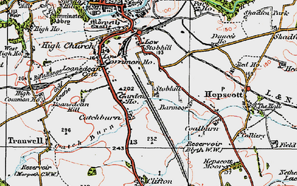 Old map of Stobhill in 1925