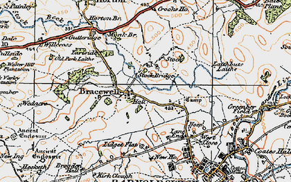 Old map of Stock in 1924