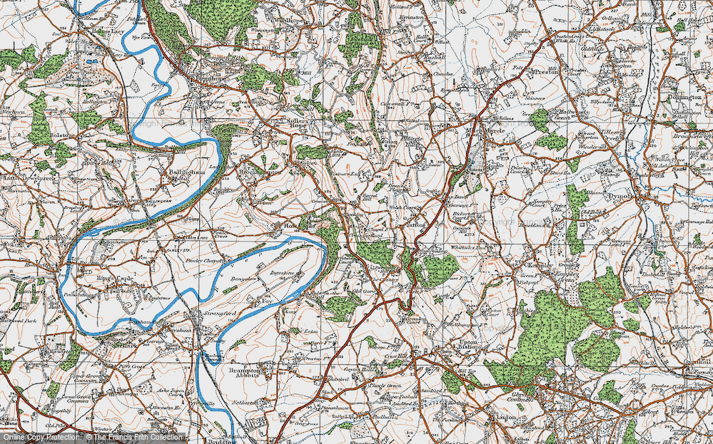 Old Map of Stocking, 1919 in 1919