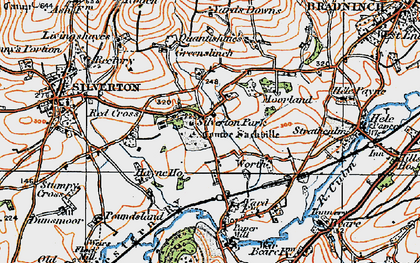 Old map of Stockwell in 1919