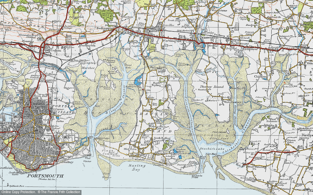 Old Map of Stoke, 1919 in 1919
