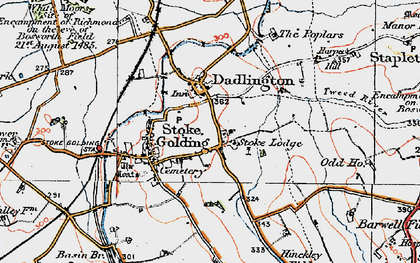 Old map of Basin Br in 1921