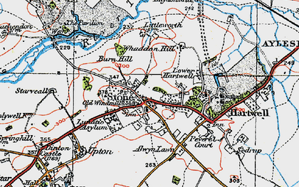 Old map of Stone in 1919