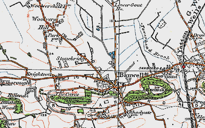 Old map of Stonebridge in 1919