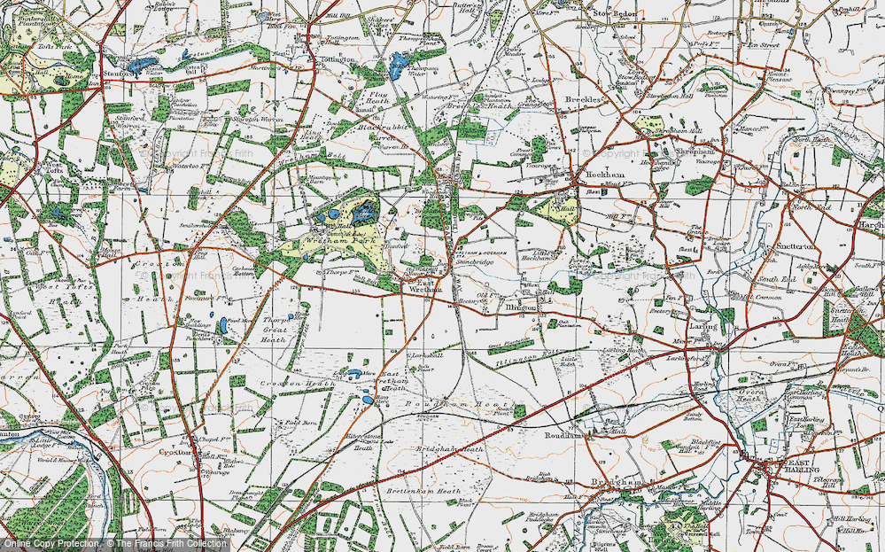 Old Map of Stonebridge, 1920 in 1920