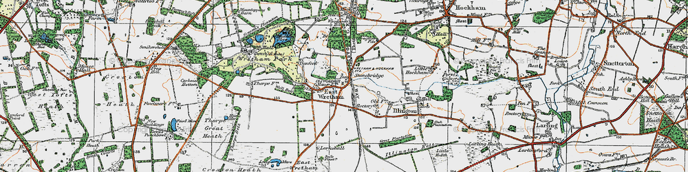 Old map of Stonebridge in 1920