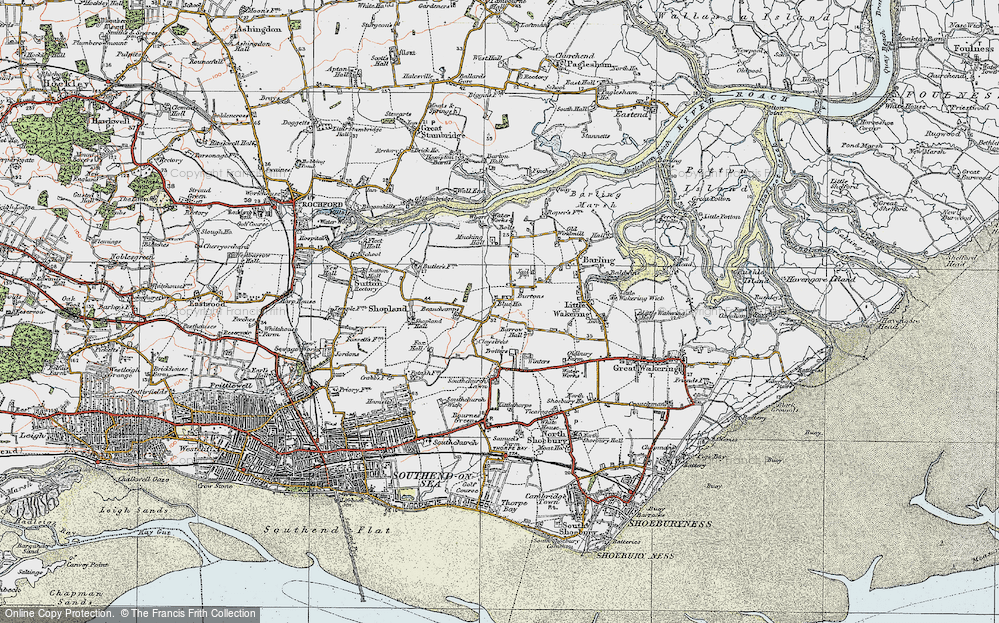 Old Map of Stonebridge, 1921 in 1921