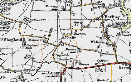 Old map of Stonebridge in 1921