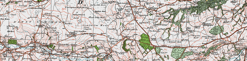 Old map of Tranmire in 1925