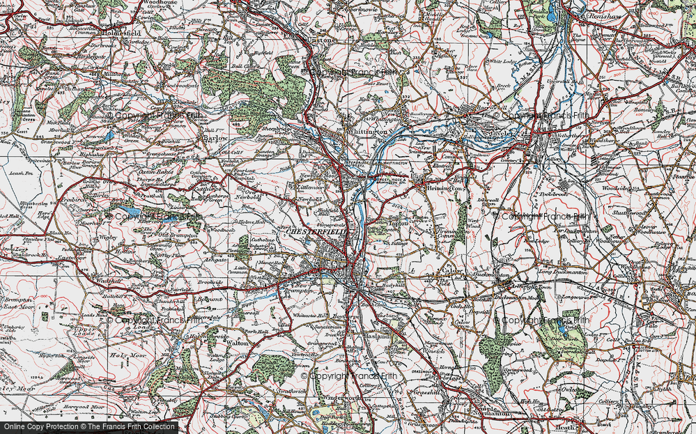 Old Map of Stonegravels, 1923 in 1923