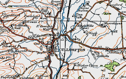 Old map of Stoneyford in 1919