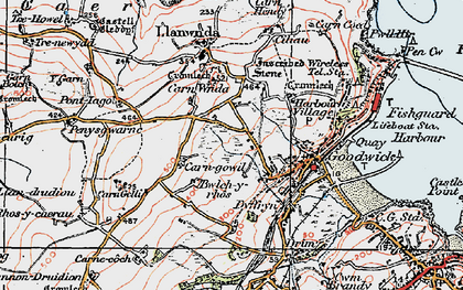 Old map of Stop-and-Call in 1923