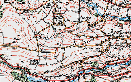 Old map of Stopes in 1923