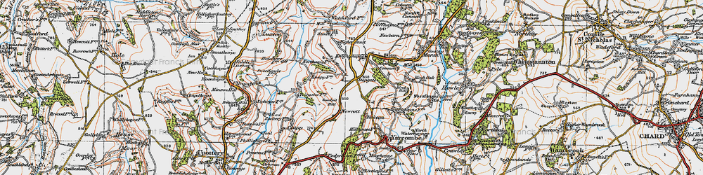 Old map of Stopgate in 1919