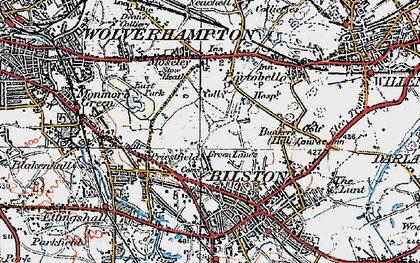 Old map of Stow Lawn in 1921