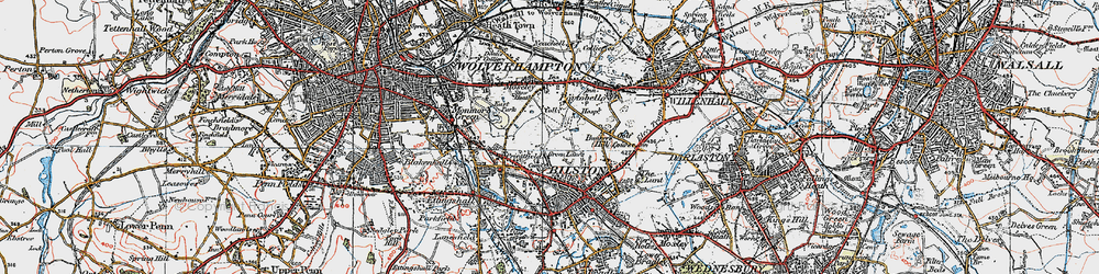 Old map of Stow Lawn in 1921