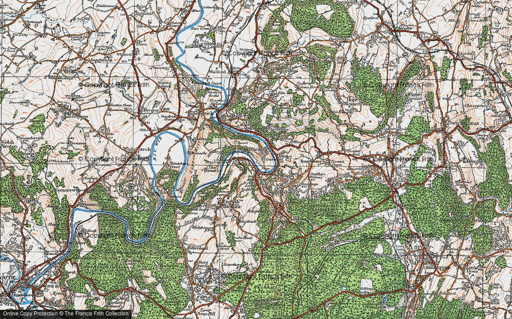 Old Map of Stowfield, 1919 in 1919