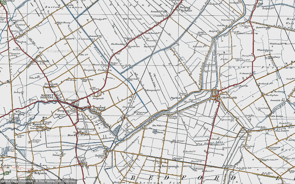 Old Map of Stowgate, 1922 in 1922