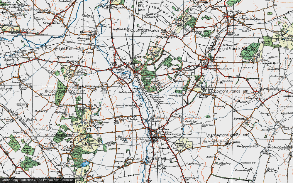 Old Map of Stratford, 1919 in 1919