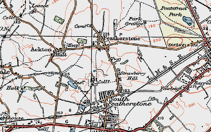 Old map of Strawberry Hill in 1925