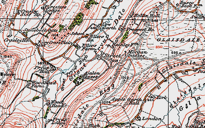 Old map of Ajalon Ho in 1925