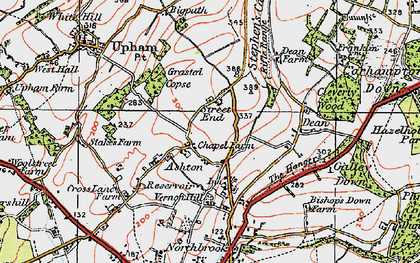 Old map of Belmore Ho in 1919