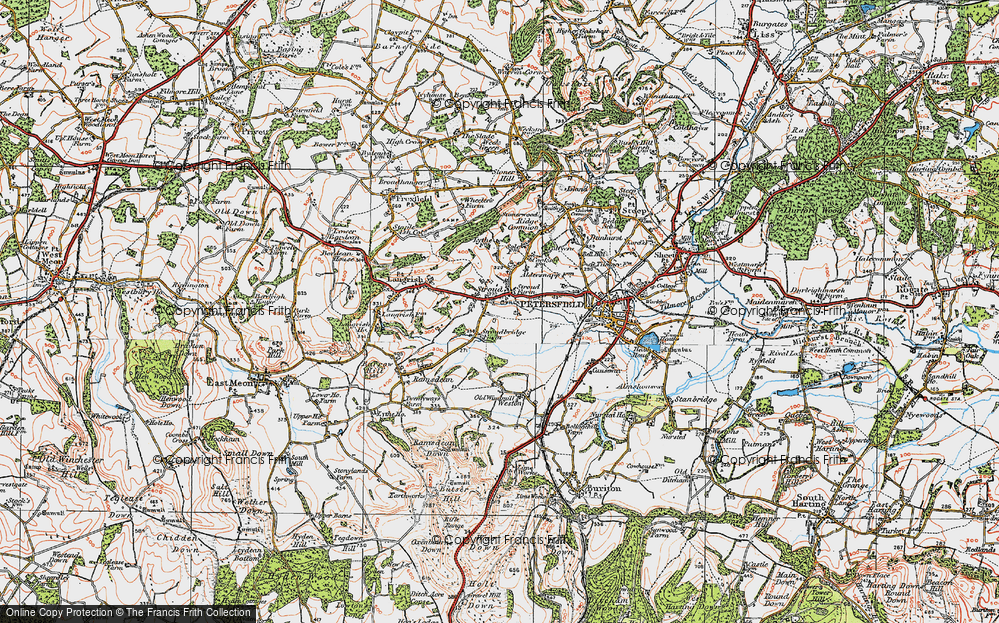 Old Map of Stroud, 1919 in 1919