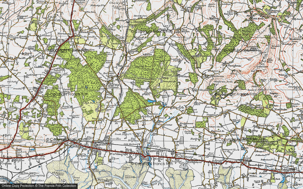 Old Map of Stubbermere, 1919 in 1919