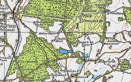 Old map of Stubbermere in 1919