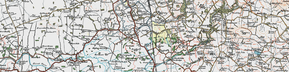 Old map of Stubbins in 1924