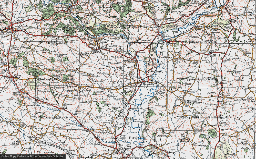 Old Map of Stubwood, 1921 in 1921